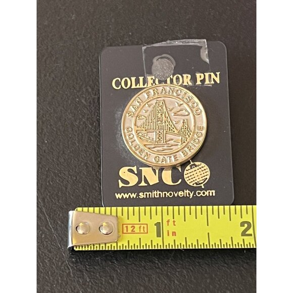 San Francisco GOLDEN GATE BRIDGE Souvenir Pin Brooch - Picture 6 of 6